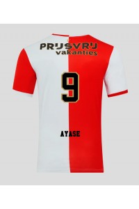 Feyenoord Ayase Ueda #9 Fotballdrakt Hjemme Klær 2025-26 Korte ermer